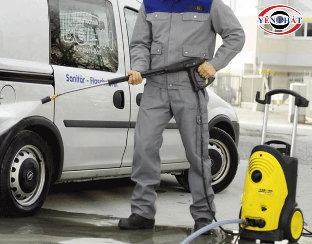 Cách sử dụng máy rửa xe áp lực cao