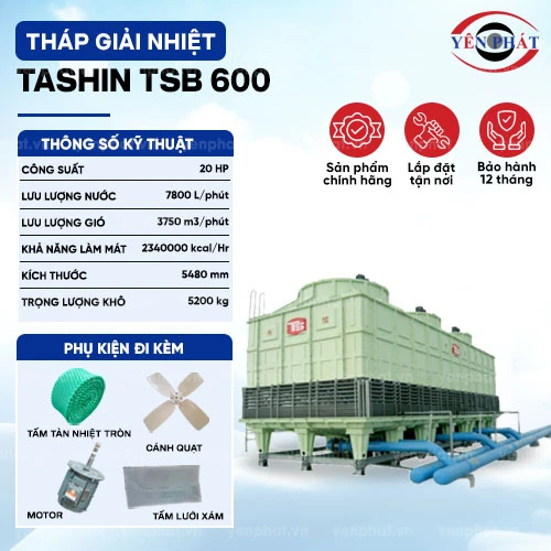 Tháp giải nhiệt TSB 600 2