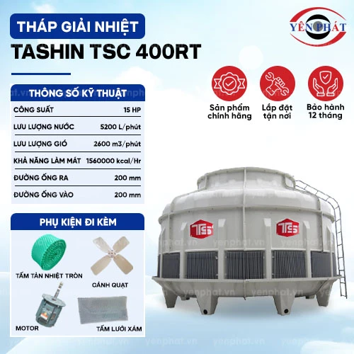 Tháp giải nhiệt Tashin TSC 400RT 2