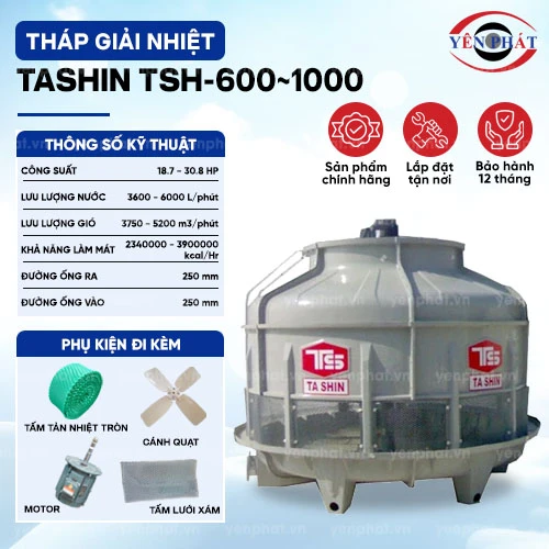 Tháp giải nhiệt TASHIN TSH-600~1000 2
