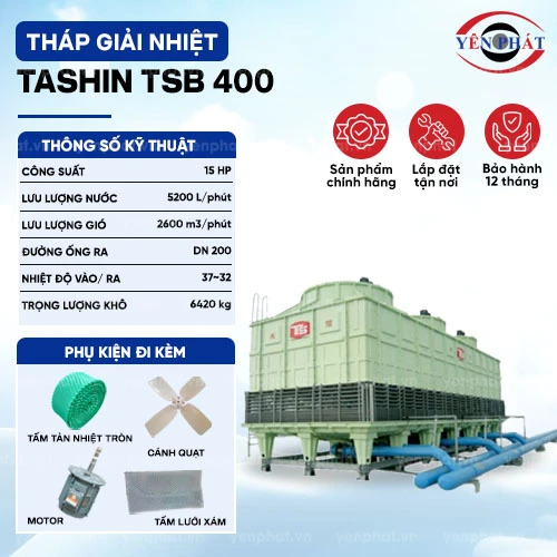 Tháp giải nhiệt TSB 400 2