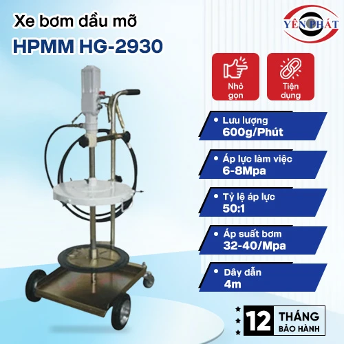 Xe bơm dầu mỡ HPMM HG-2930 5
