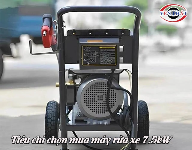 chọn mua máy rửa xe 7.5kW