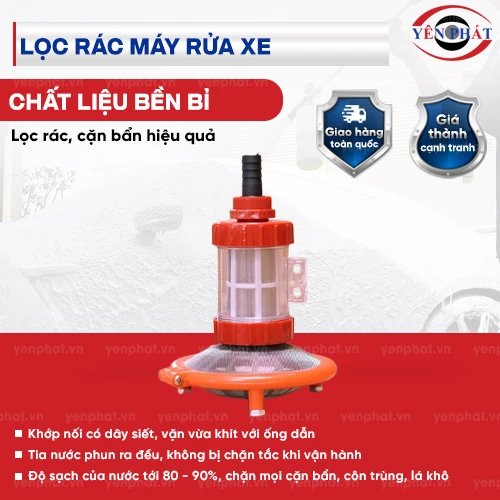 Lọc rác máy rửa xe 2