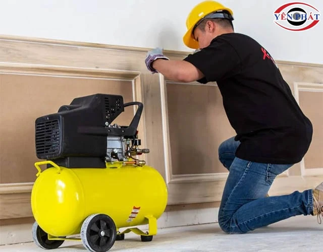 máy nén khí 10L hoạt động êm