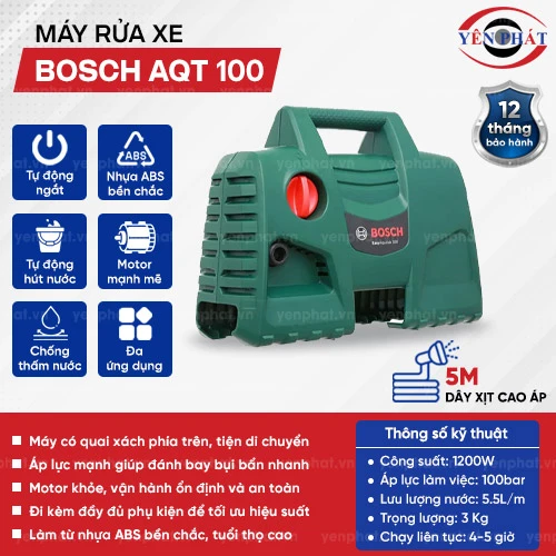 Máy rửa xe Bosch AQT 100 2