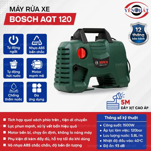 Máy rửa xe Bosch AQT 120 2