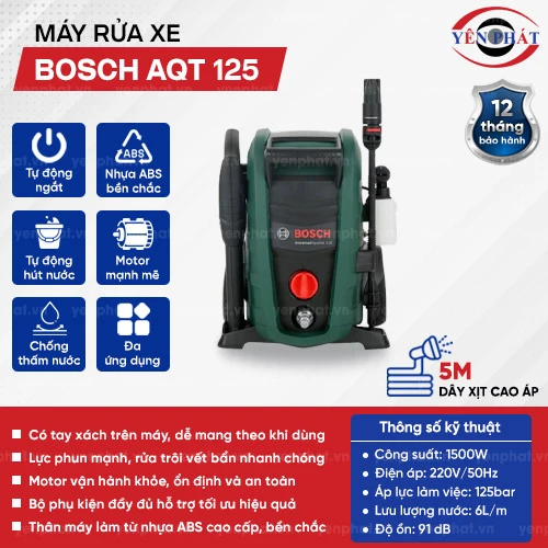 Máy rửa xe Bosch AQT 125 2