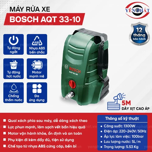 Máy rửa xe Bosch AQT 33-10 2