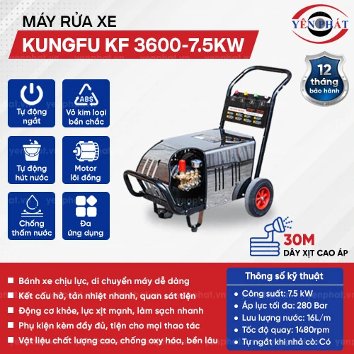 Máy rửa xe Kungfu KF 3600-7.5KW 2