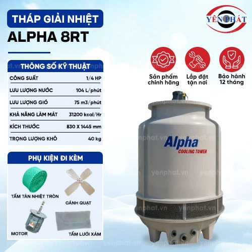 Tháp làm mát nước Alpha 8RT 2