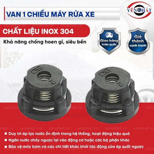 Van 1 chiều máy rửa xe 2