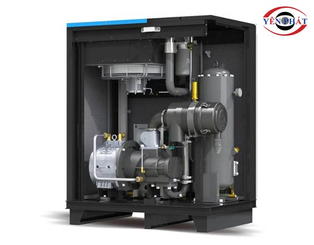 Cấu tạo máy nén khí trục vít không dầu