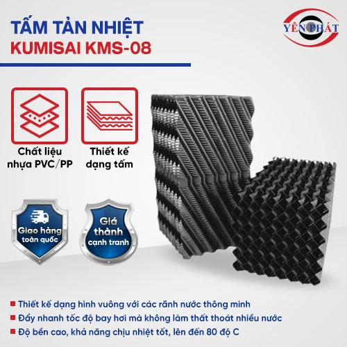 Linh kiện tấm tản nhiệt kumisai KMS-08 2