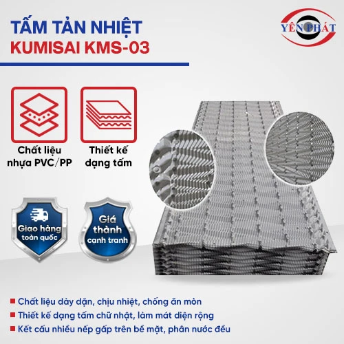 Linh kiện tấm tản nhiệt Kumisai KMS-03 2