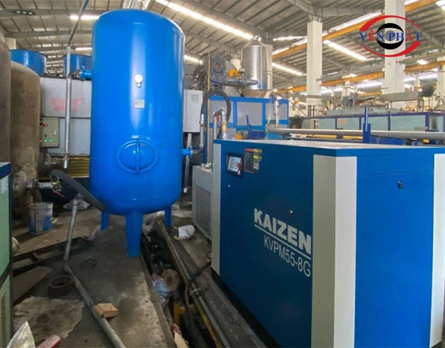 Máy nén khí trục vít Kaizen 75HP 55kW