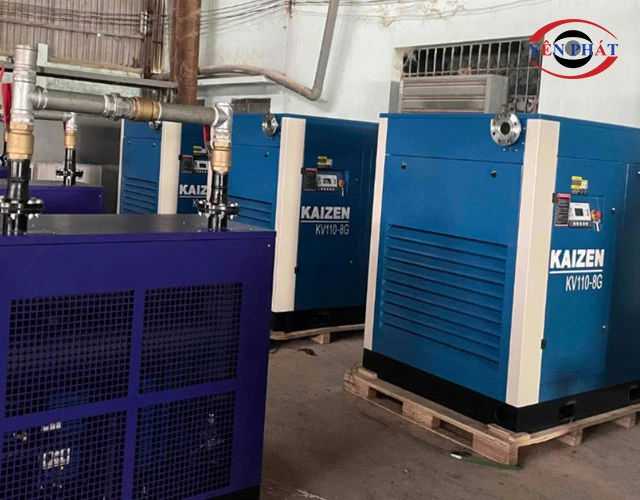 Máy nén khí trục vít Kaizen 150HP 110kW