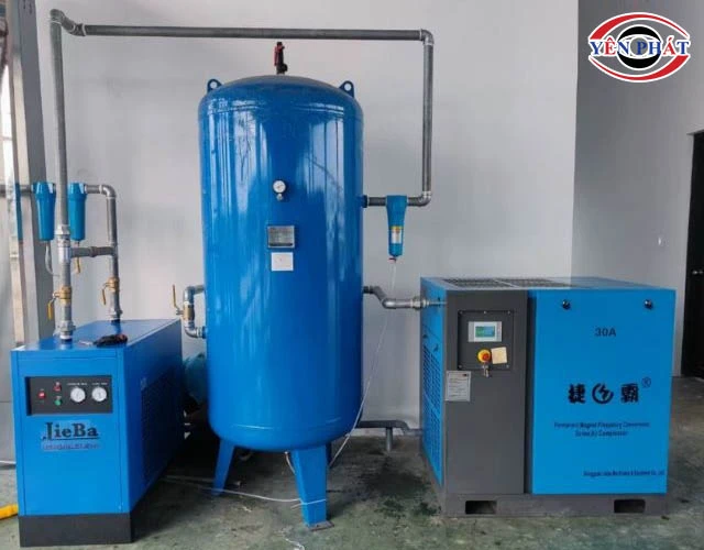 máy nén khí trục vít không dầu là gì