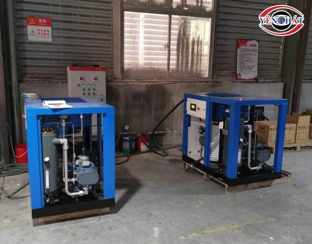ưu điểm máy nén không khí trục vít không dầu