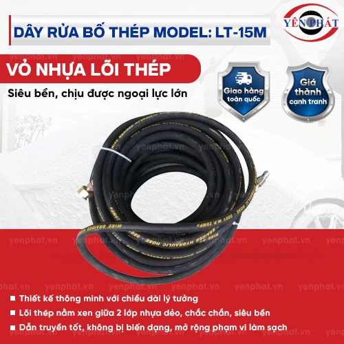 Dây rửa bố thép máy rửa xe model: LT-15M 2