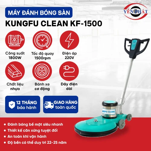Máy đánh bóng sàn tay cánh bướm Kungfu Clean KF-1500 2