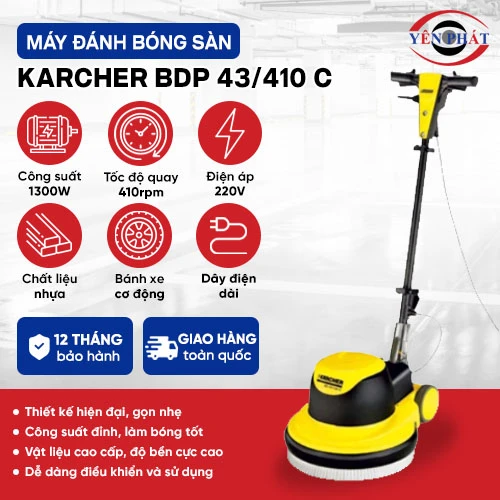 Máy đánh bóng sàn Karcher BDP 43/410 C 2