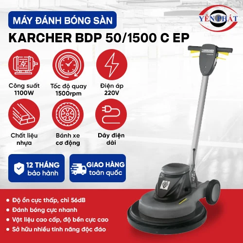 Máy đánh bóng sàn Karcher BDP 50/1500 C Ep 2
