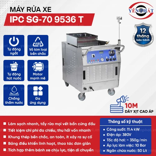 Máy rửa hơi nước nóng IPC SG-70 9536 T 2