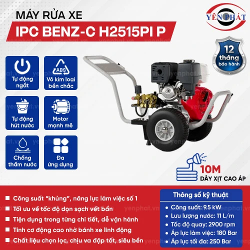 Máy rửa xe nước lạnh IPC BENZ-C H2515PI P 2