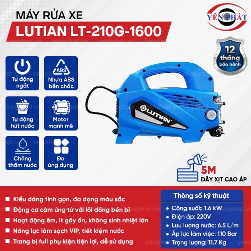 Máy rửa xe ô tô Lutian LT-210G-1600 2