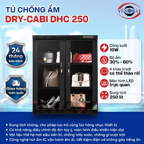 Tủ bảo quản máy ảnh Dry-Cabi DHC 250 2