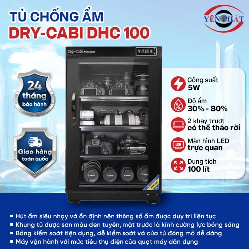 Tủ chống ẩm máy ảnh Dry-Cabi DHC 100 2
