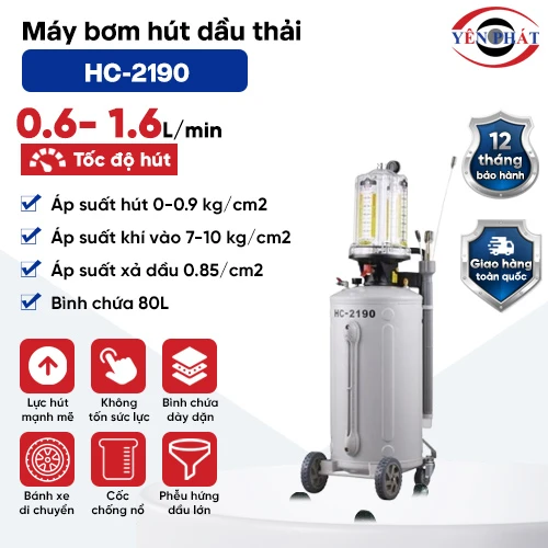 Máy bơm hút dầu thải HC-2190 2