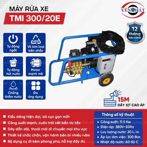 Máy xịt rửa xe công nghệ cao TMI 300/20E 2