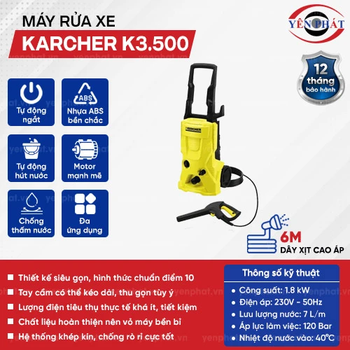 Máy phun rửa xe Karcher K3.500 2