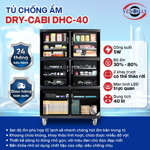 Tủ chống ẩm DRY-CABI DHC-40 2