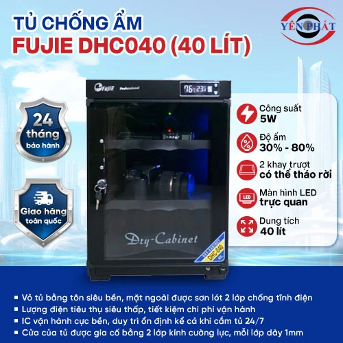 Tủ chống ẩm FujiE DHC040 (40 lít) 2