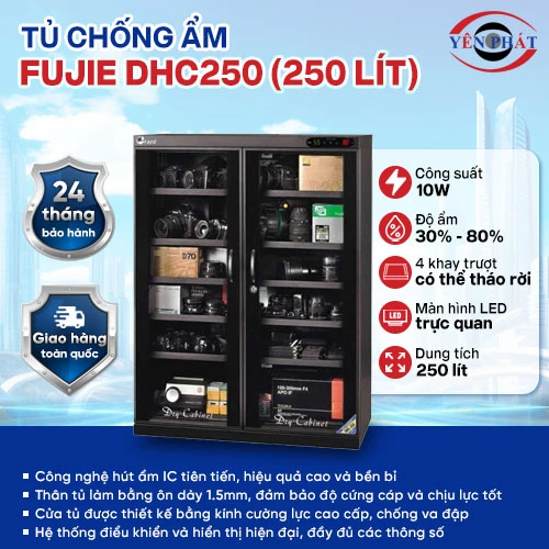 Tủ chống ẩm Fujie DHC250 (250 lít) 2