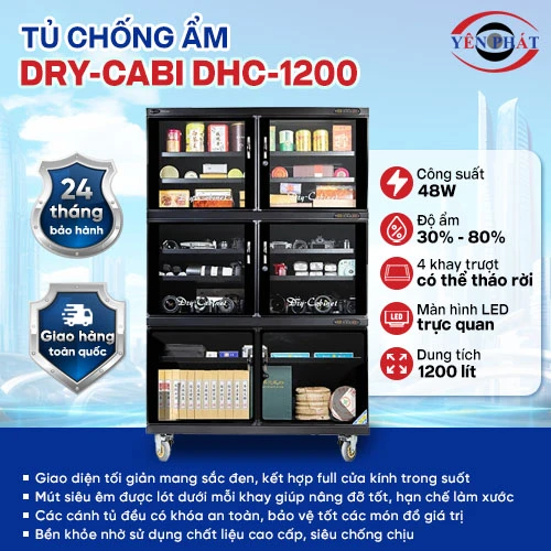 Tủ chống ẩm máy ảnh Dry-Cabi DHC-1200 2