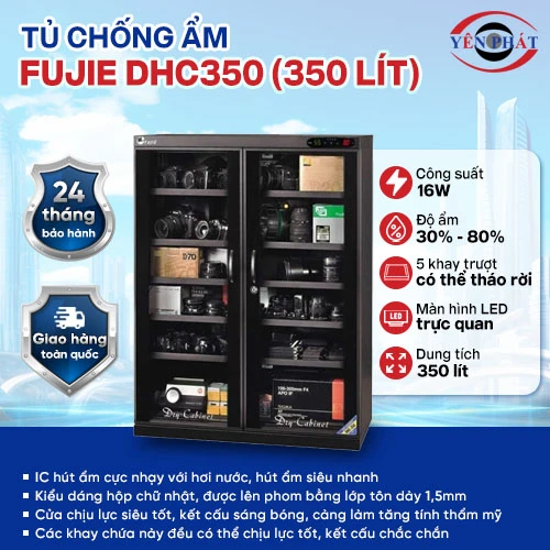 Tủ chống ẩm máy ảnh FujiE DHC350 (350 lít) 2