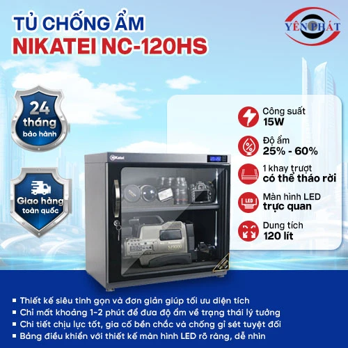 Tủ chống ẩm Nikatei NC-120HS 2