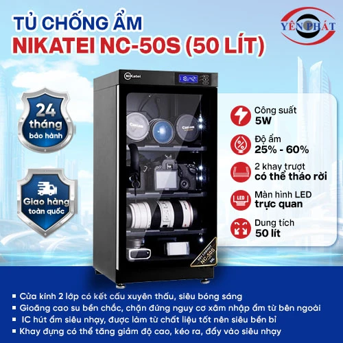 Tủ chống ẩm Nikatei NC-50S (50 lít) 2