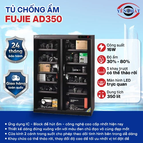 Tủ chống ẩm máy ảnh công nghiệp FujiE AD350 2