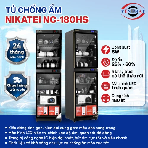 Tủ chống ẩm Nikatei NC-180S 2