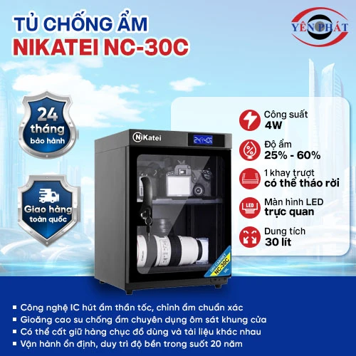 Tủ chống ẩm Nikatei NC-30C 2