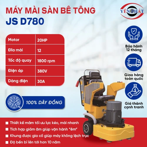 Máy mài sàn JS D780 2