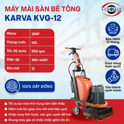 Máy mài nền bê tông Karva KVG-12 2