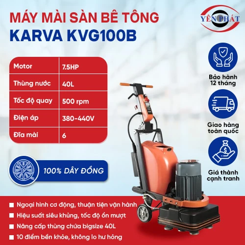 Máy mài bê tông Karva KVG100B 2