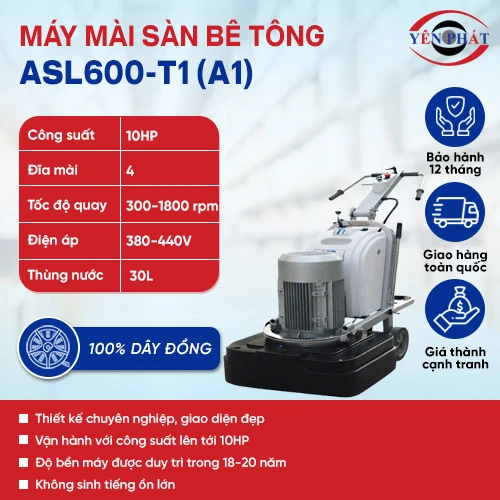 Máy mài sàn bê tông ASL600-T1 (A1) 2