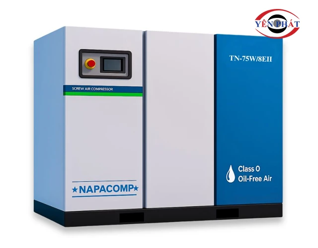  Máy nén khí trục vít không dầu Napacomp TN-75W/8EII 100HP